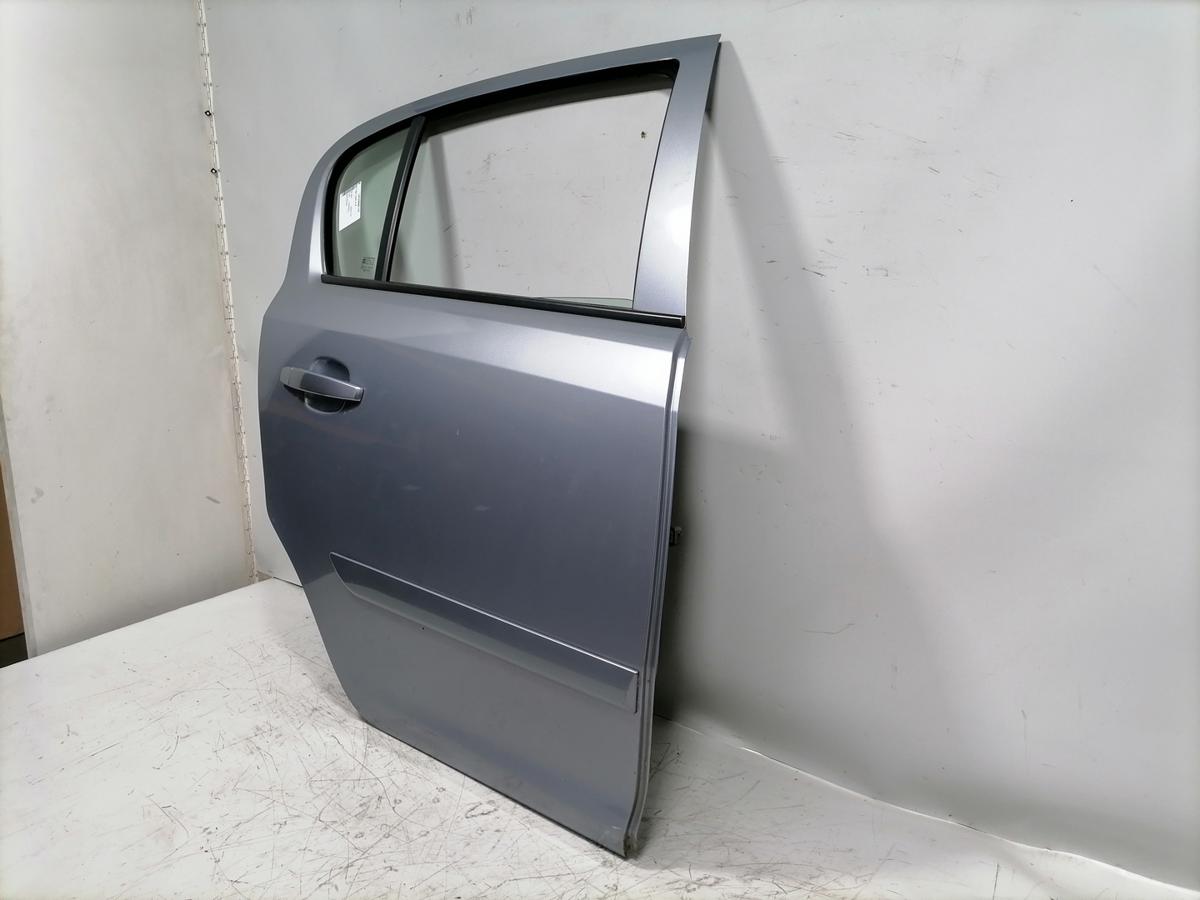 Opel Corsa D original T&uuml;r hinten rechts Z163 Lichtsilber Rohbau Bj.2007